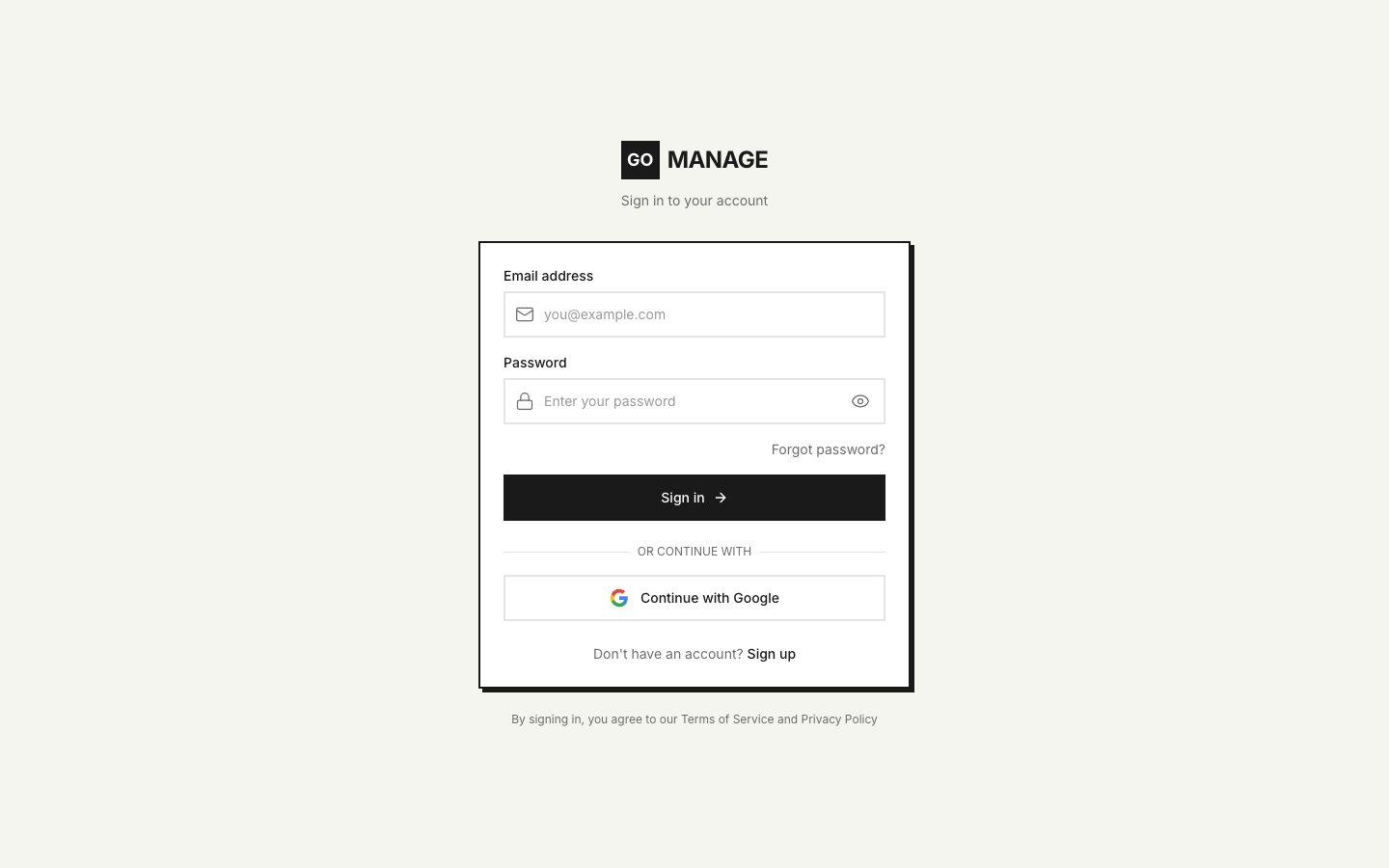 GO-MANAGE screenshot 1